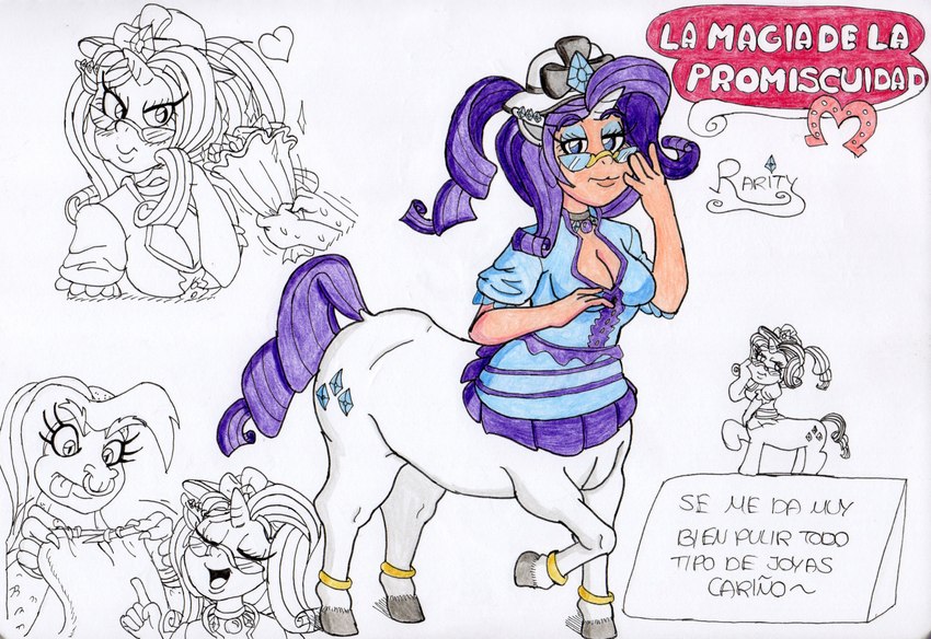 rarity (friendship is magic and etc) created by dibujuani