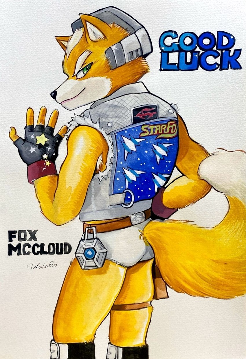 fox mccloud (nintendo and etc) created by ulala ko