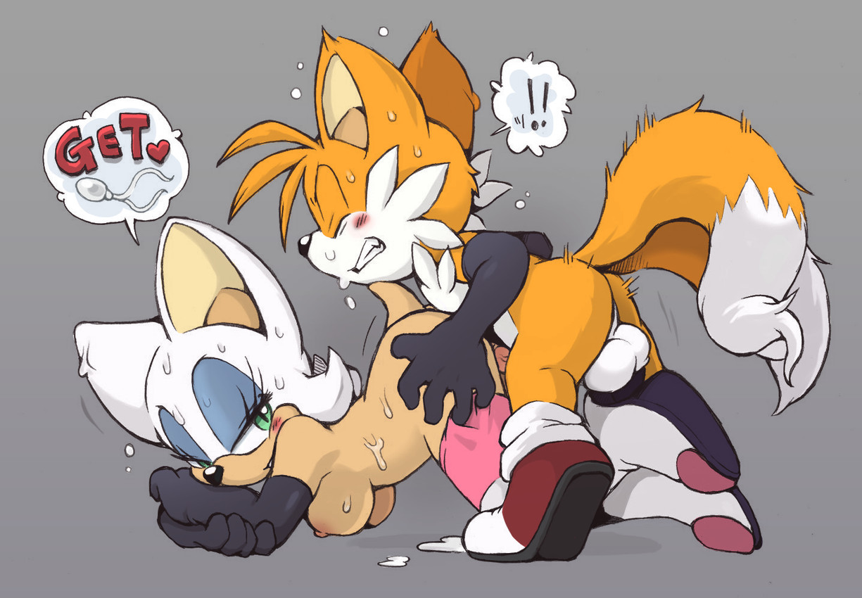 miles prower and rouge the bat (sonic the hedgehog (series) and etc) created by erosuke and third-party edit