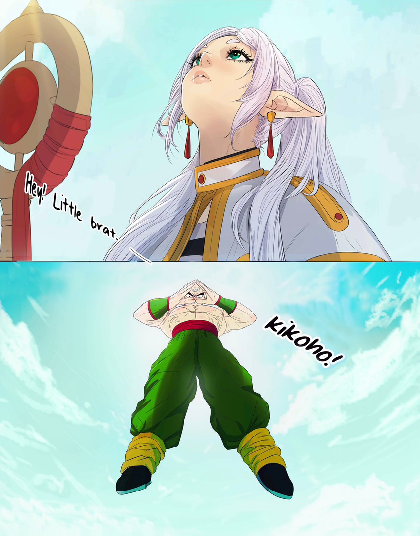 frieren and tien shinhan (frieren beyond journey's end and etc) created by yoracrab