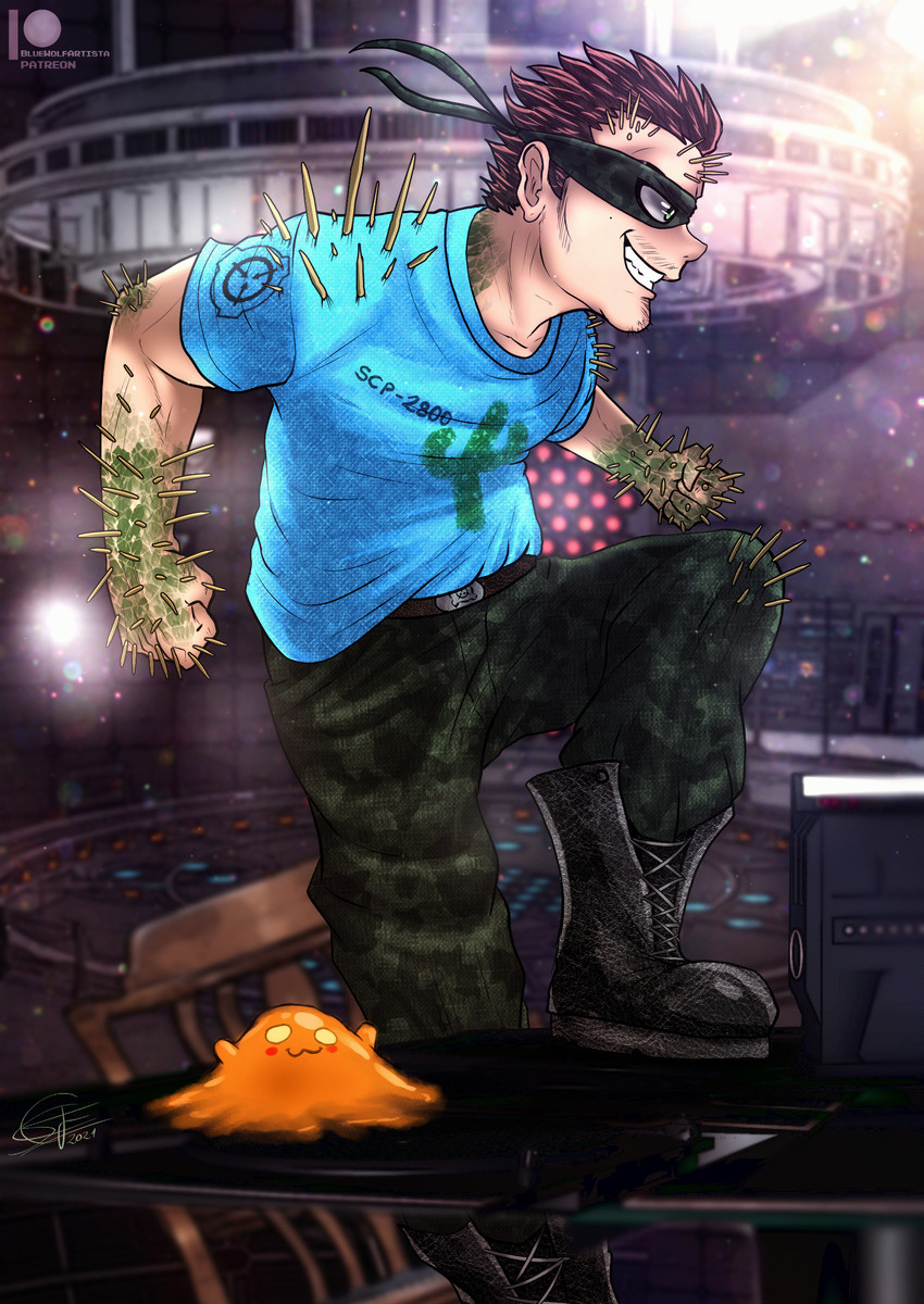 scp-2800 and scp-999 (scp foundation and etc) created by bluewolfartista