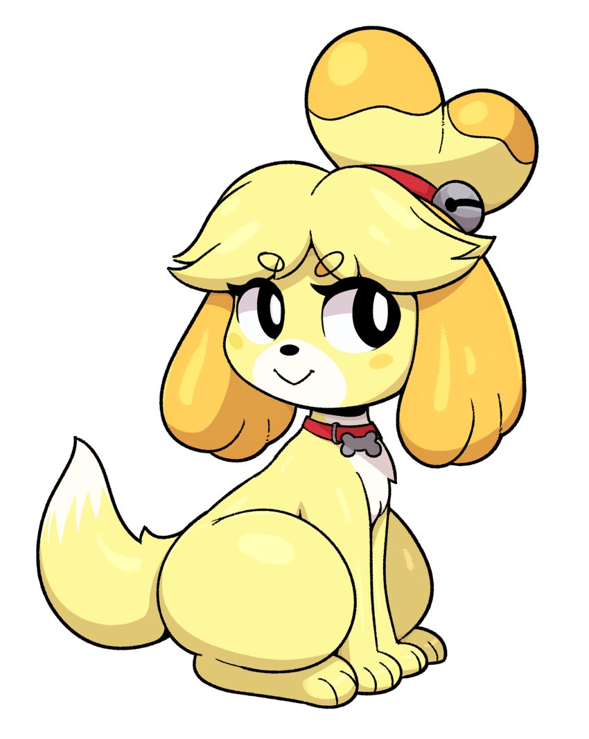 isabelle (animal crossing and etc) created by miso souperstar