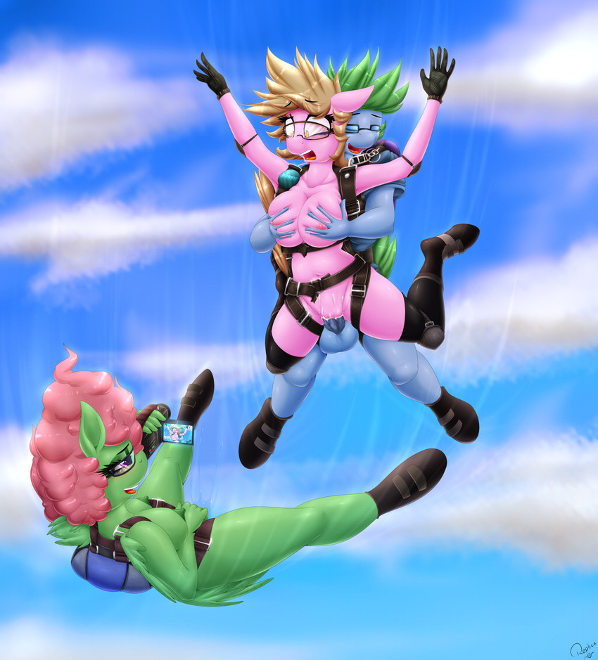 fan character and reppy (my little pony and etc) created by replica (artist)