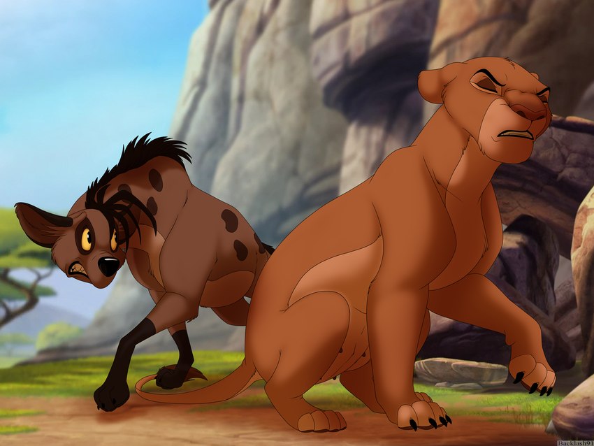 sarabi and shenzi (the lion king and etc) created by backlash91