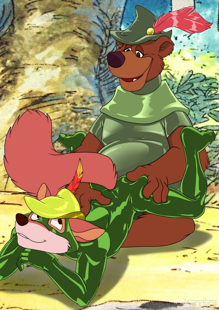 little john and robin hood (robin hood (disney) and etc) created by kandlin