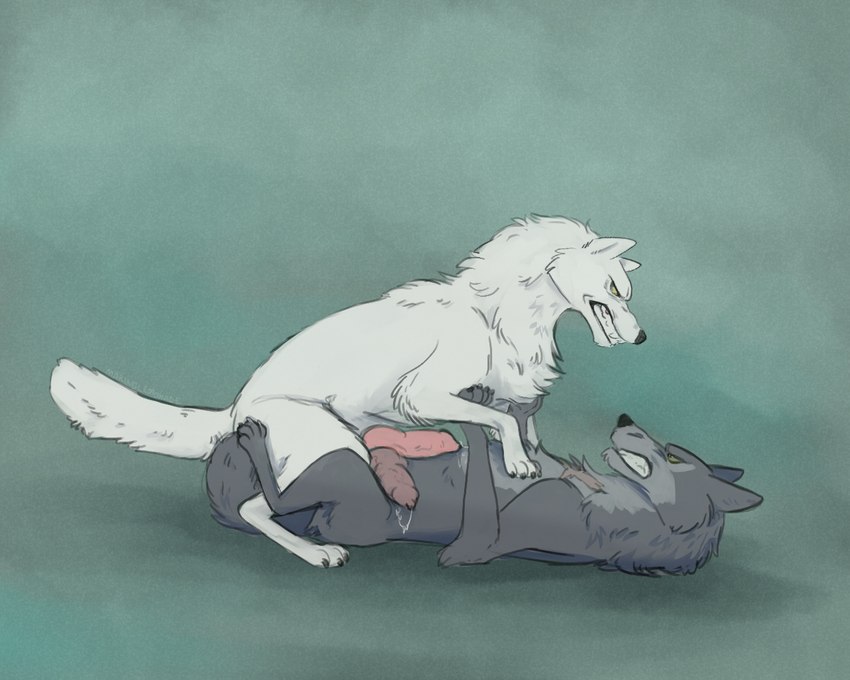 kiba and tsume (wolf's rain) created by makinglemonade