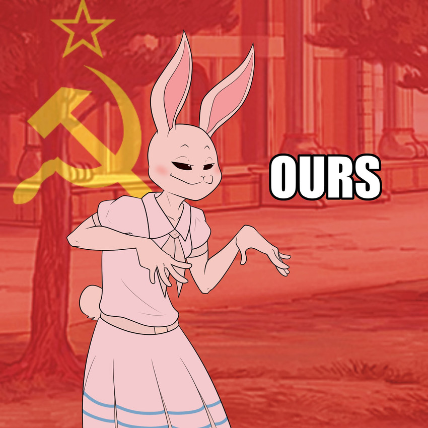 haru (communist bugs bunny and etc) created by bran-draws-things