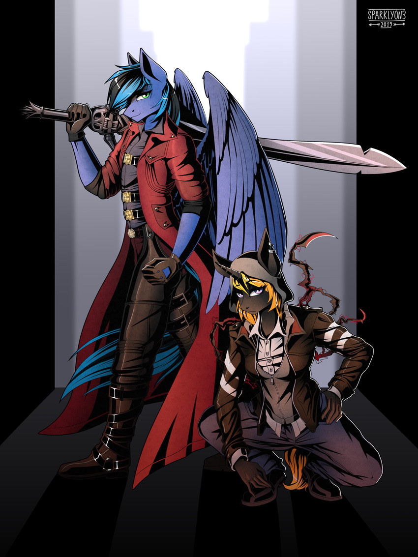 alex mercer, dante, and fan character (prototype (series) and etc) created by sparklyon3