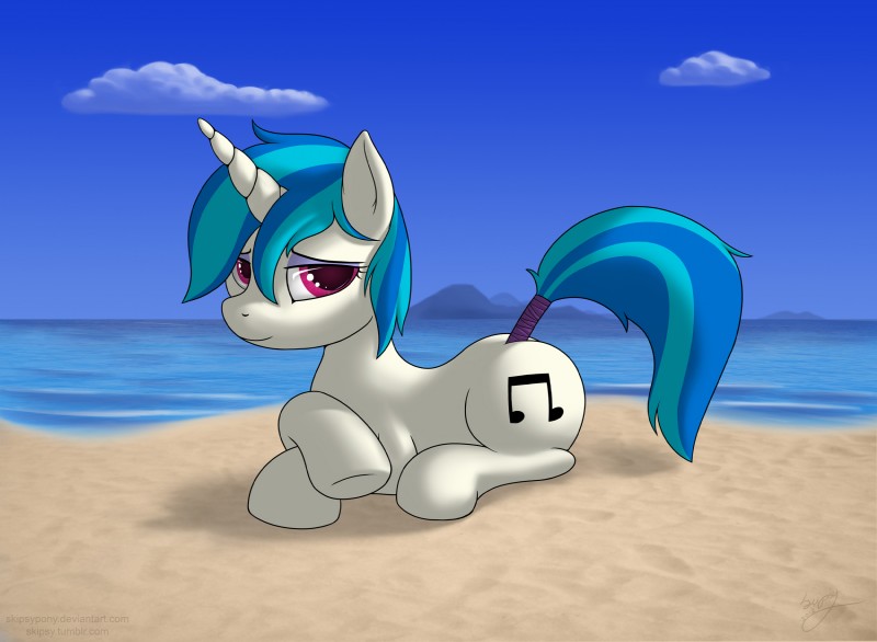 vinyl scratch (friendship is magic and etc) created by skipsy