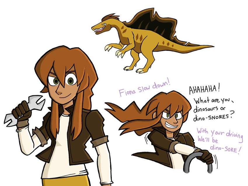 fiona flagstaff (dinosquad) created by mewtwo365