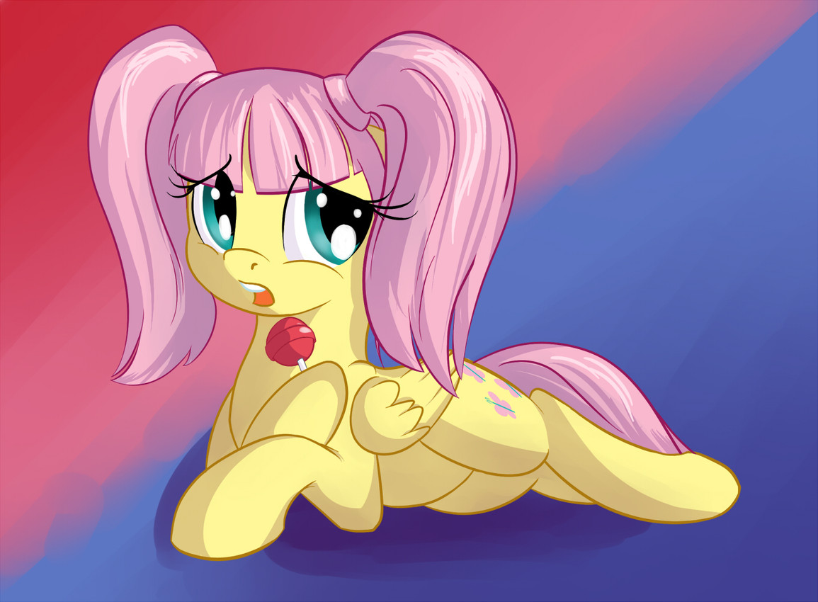baby spice and fluttershy (friendship is magic and etc) created by postscripting