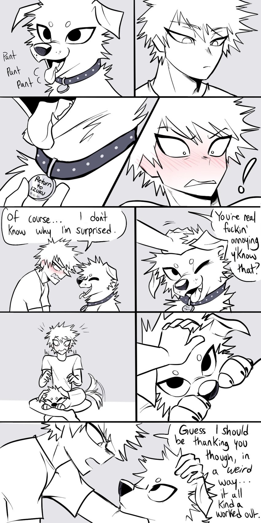 izuku midoriya and katsuki bakugou (my hero academia) created by pretty werewolf