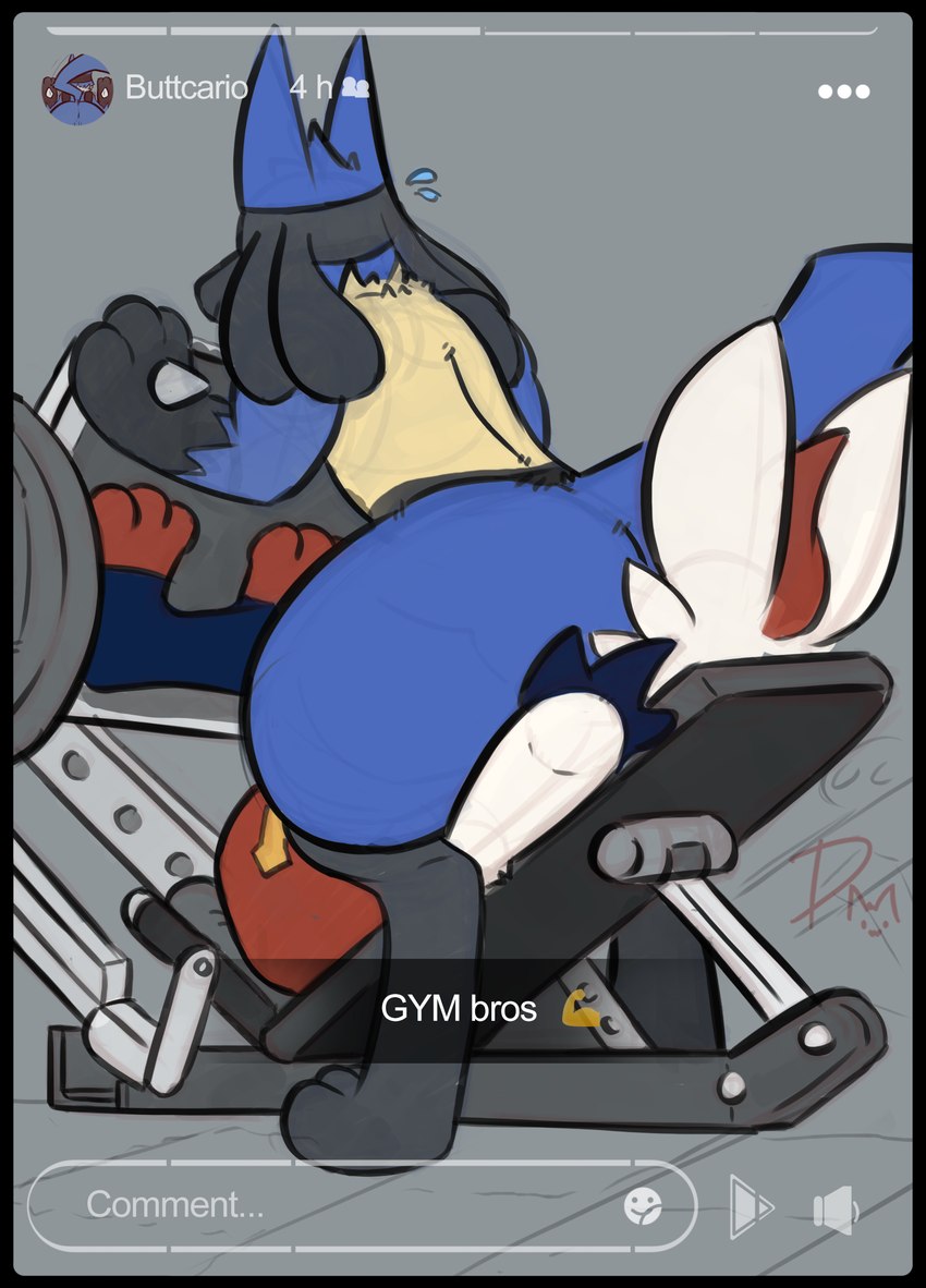 leg press redraw (meme) and etc created by dangermons