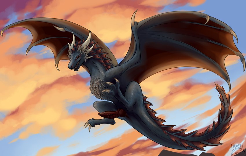 drogon (european mythology and etc) created by muskydusky