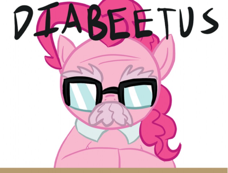 pinkie pie and wilford brimley (friendship is magic and etc) created by unknown artist