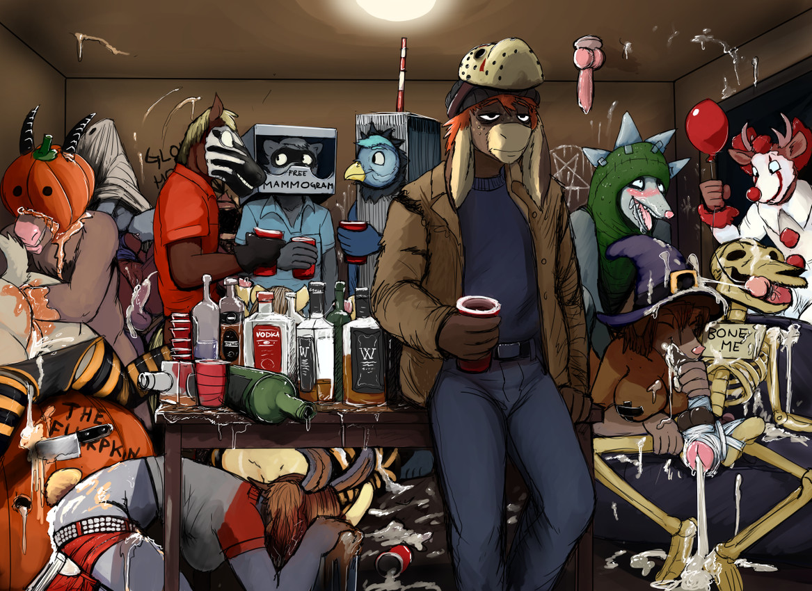 donk, jason voorhees, pennywise the dancing clown, and rick sanchez (friday the 13th (series) and etc) created by hladilnik