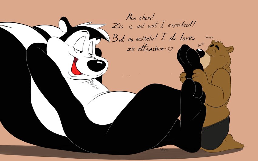 pepe le pew (warner brothers and etc) created by dj-rodney