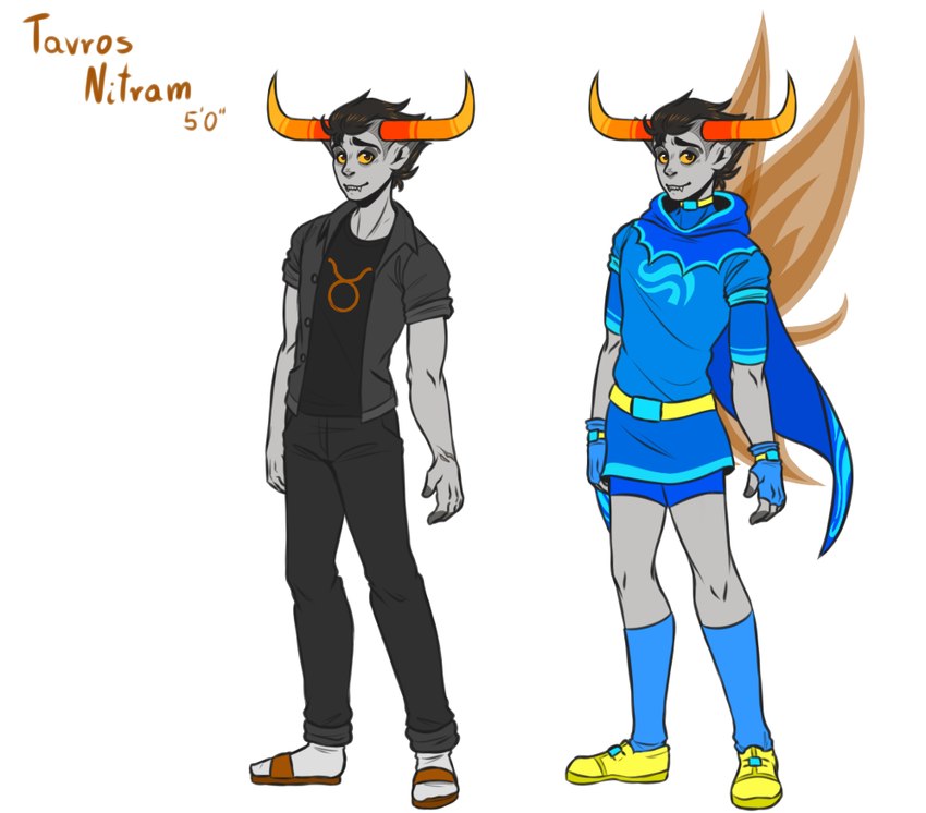 tavros nitram (ms paint adventures and etc) created by striding feather