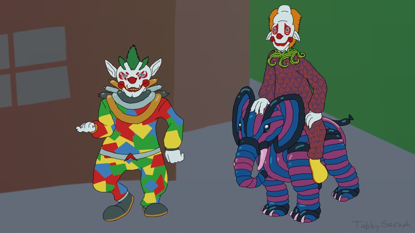 killer klowns from outer space created by tabbyseraph