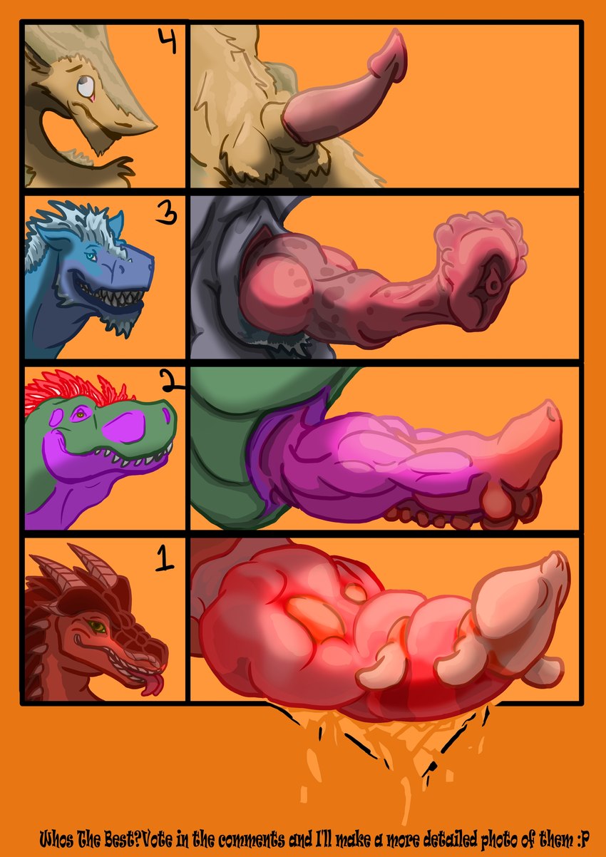 penis lineup and etc created by universaldragon