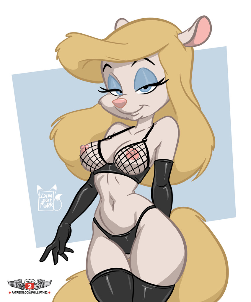 minerva mink (warner brothers and etc) created by dimidotfurr, phillipthe2, and third-party edit