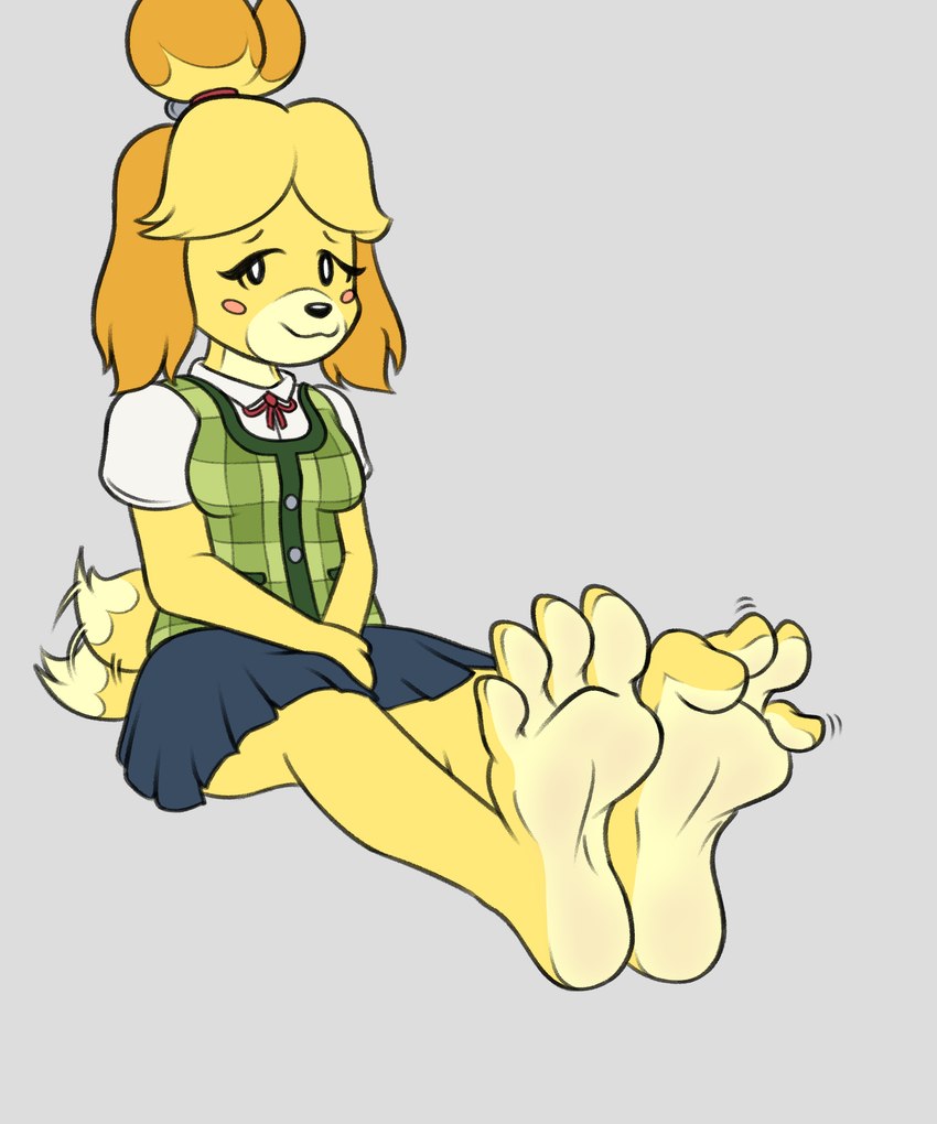 isabelle (animal crossing and etc) created by haitbe