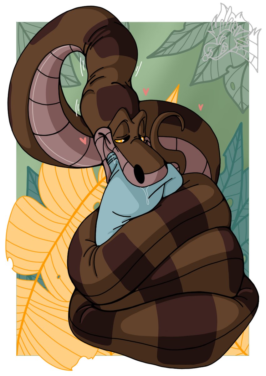 kaa (the jungle book) created by sinscaliecringe (artistdragon)