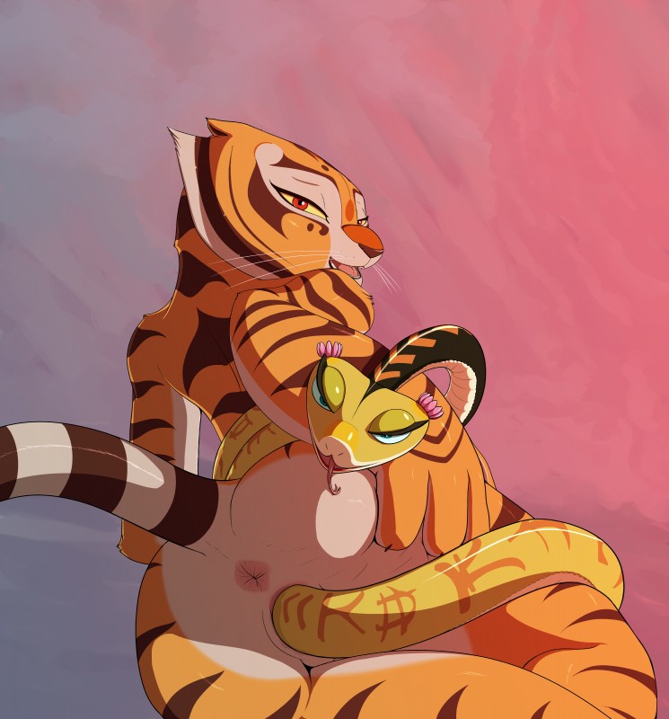 master tigress and master viper (kung fu panda and etc) created by sabrotiger