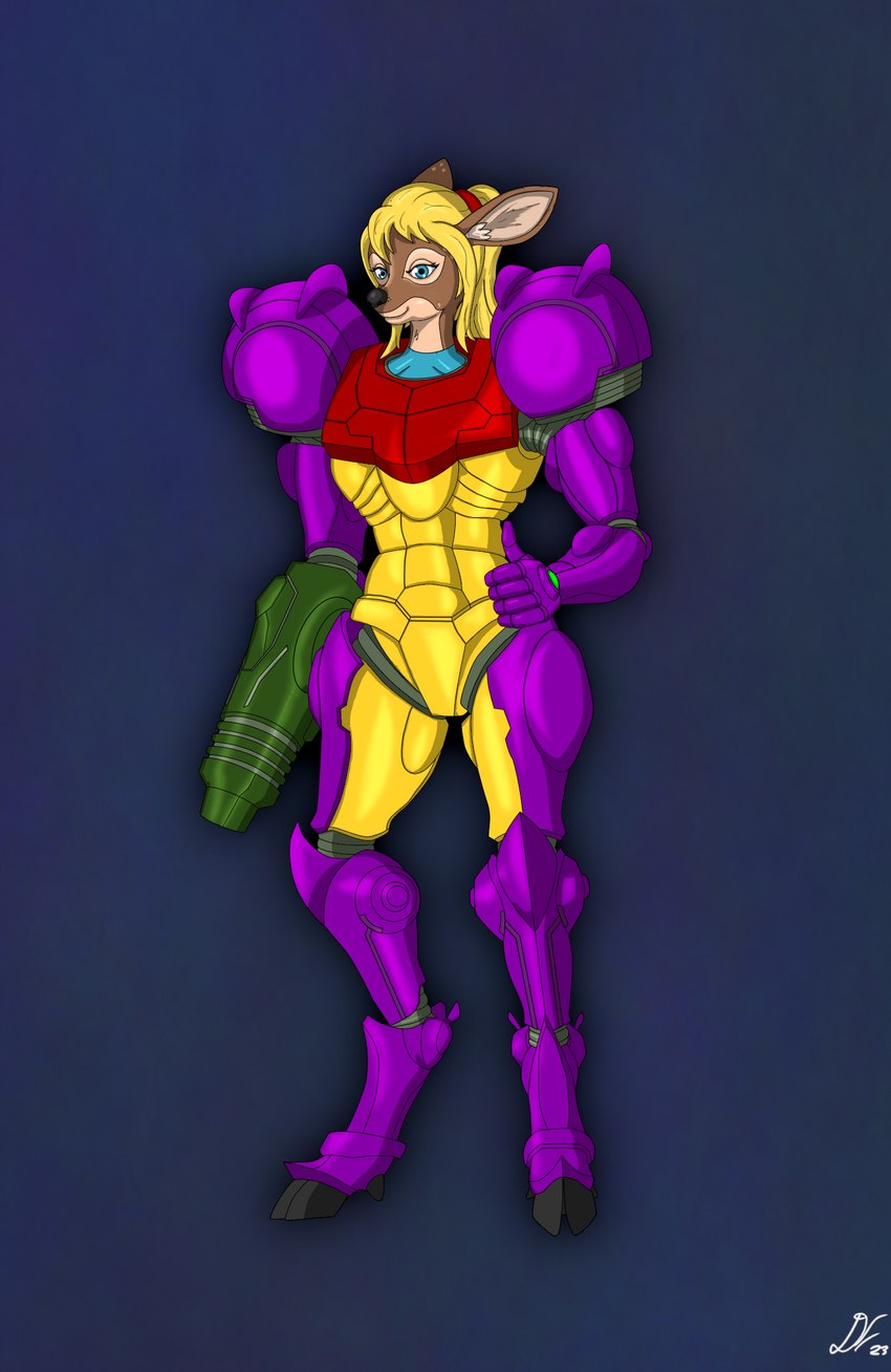 samus aran (super metroid and etc) created by dephacious