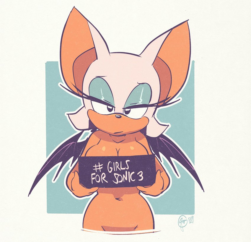 rouge the bat (sonic the hedgehog (series) and etc) created by edtropolis