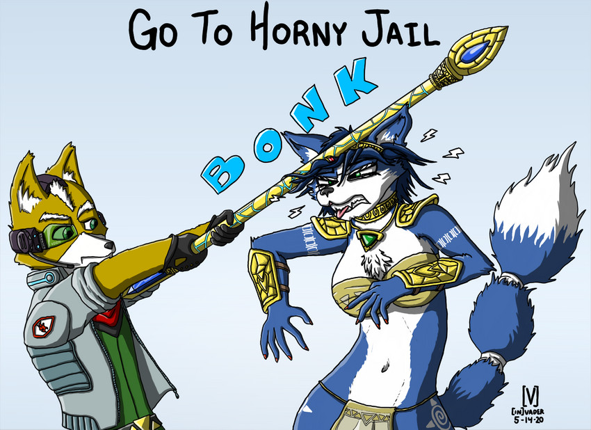 fox mccloud and krystal (go to horny jail and etc) created by [in]vader