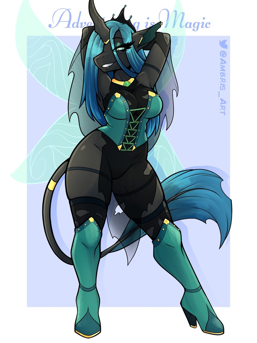 queen chrysalis (friendship is magic and etc) created by ambris