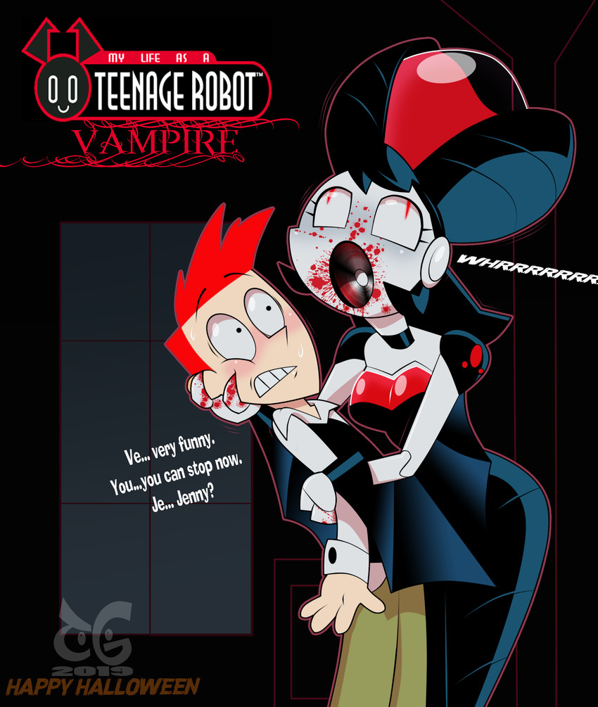 brad carbunkle and jenny wakeman (my life as a teenage robot and etc) created by toongrowner