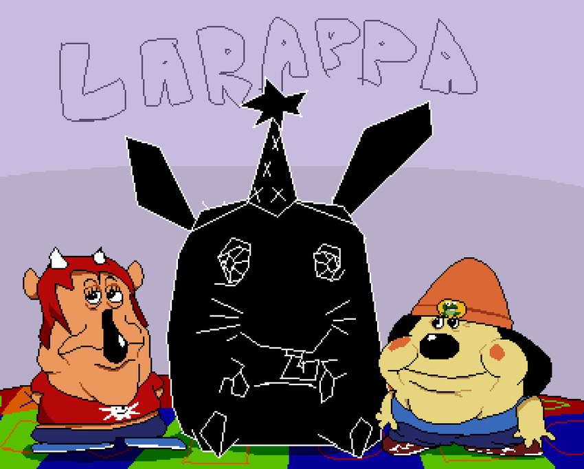 lammy lamb, parappa, and vibri (sony interactive entertainment and etc) created by komalose