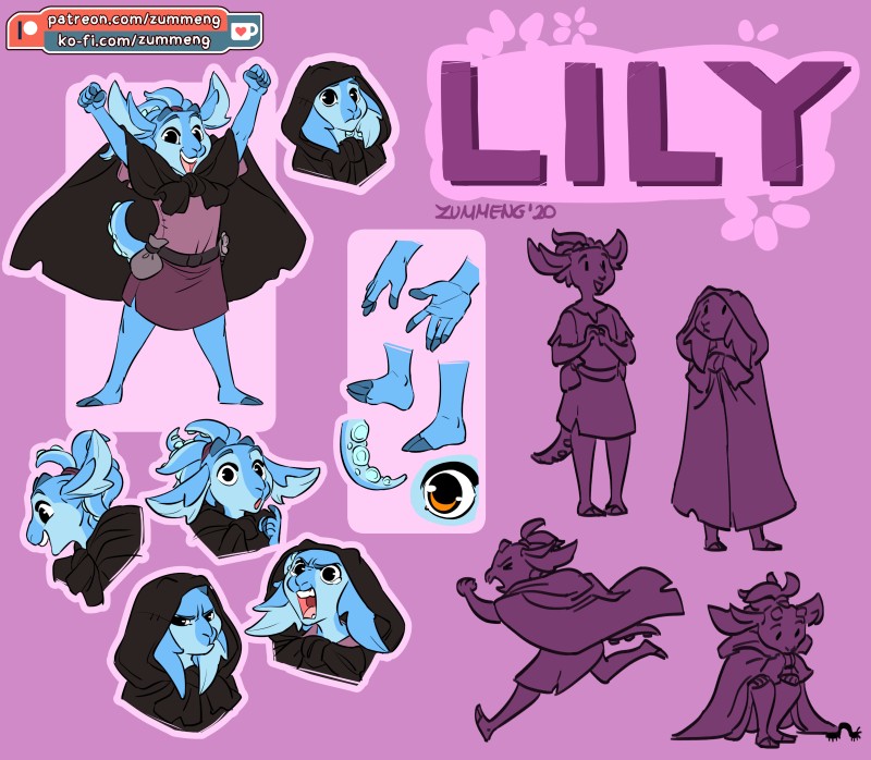 lily created by zummeng