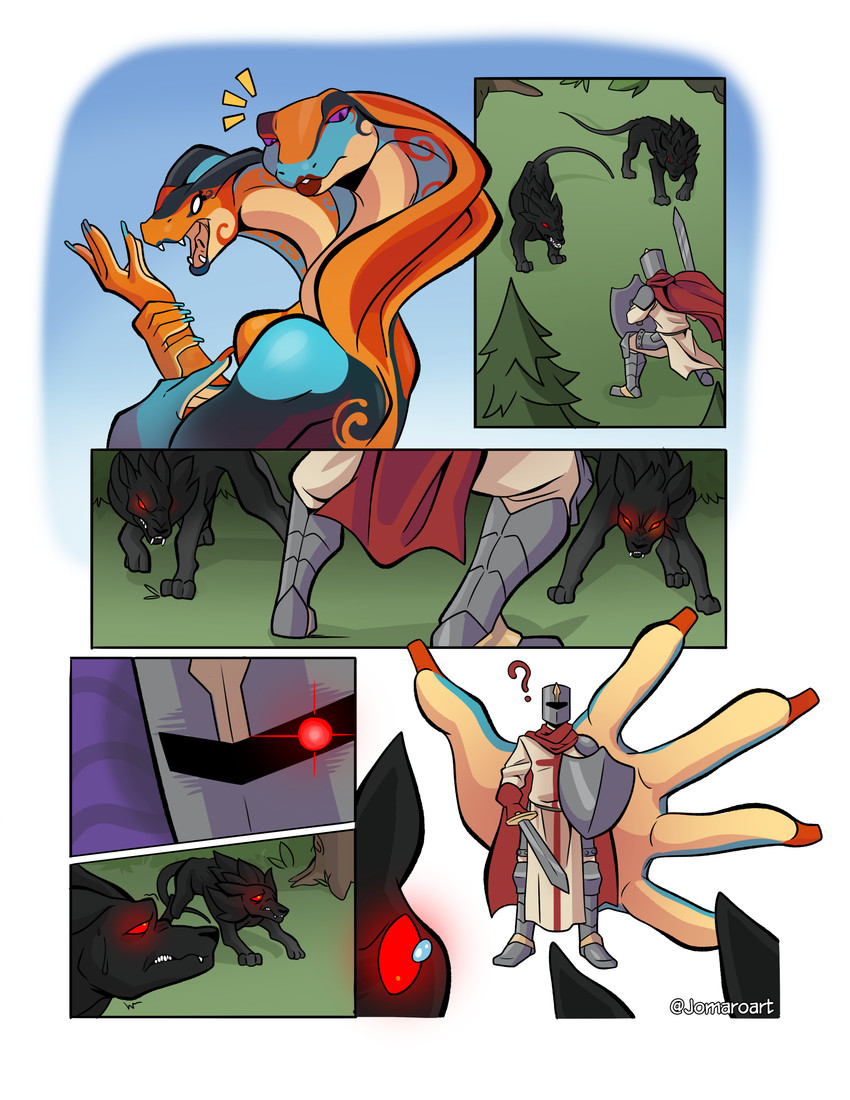 sarzu & israz (mythology) created by jomaro (artist)