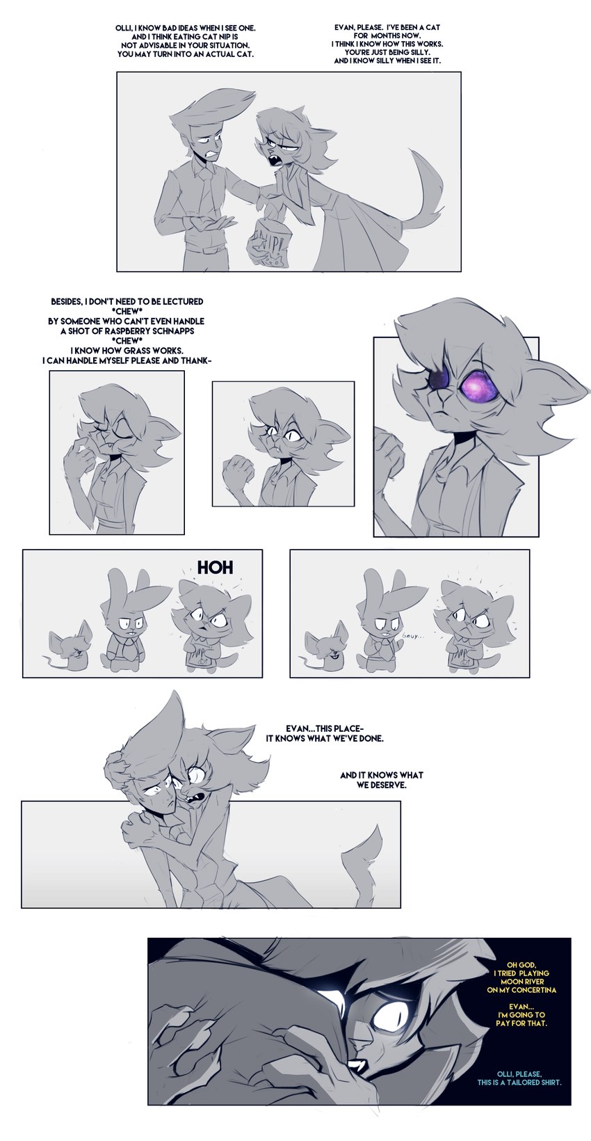 evan and olli (candlelight cove) created by sharkrags