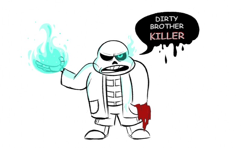 sans (undertale (series) and etc) created by kritterart