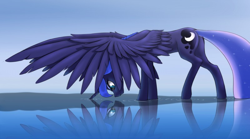 princess luna (friendship is magic and etc) created by madhotaru