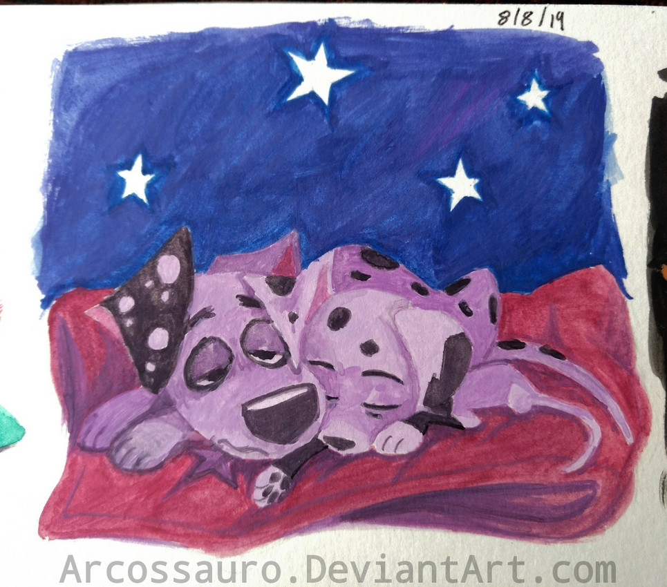 delgado and dylan (101 dalmatian street and etc) created by arcossauro