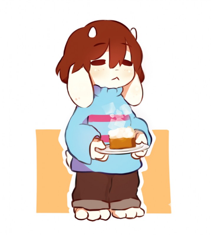 frisk (undertale (series) and etc) created by caribun