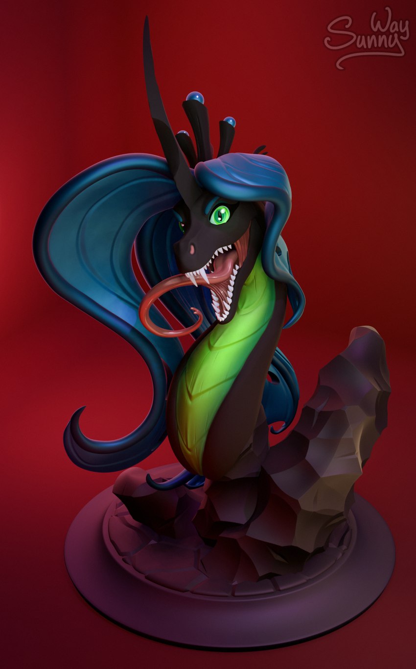 queen chrysalis (friendship is magic and etc) created by sunny way