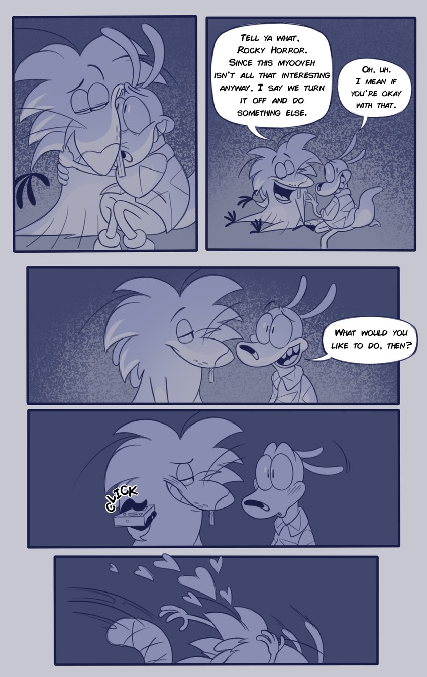 norbert beaver and rocko rama (rocko's modern life and etc) created by 8-bit-britt