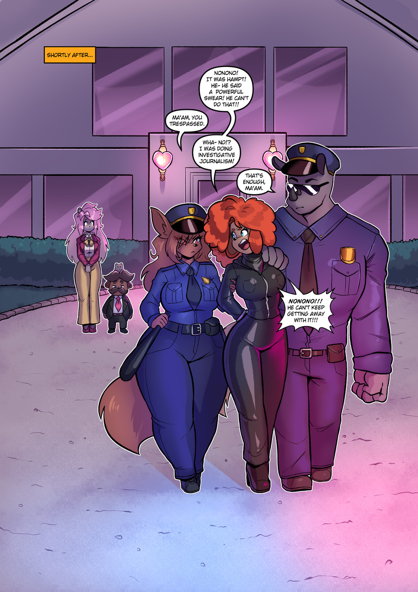 hampt, helene marilyn, maurice, and pepper page created by jamoart