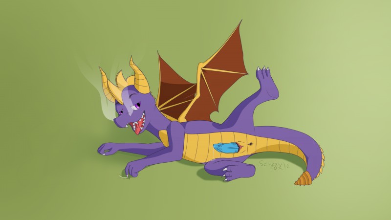 spyro (european mythology and etc) created by scuzzyfox