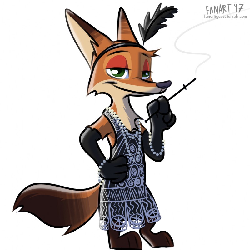 nick wilde (zootopia and etc) created by fanartiguess