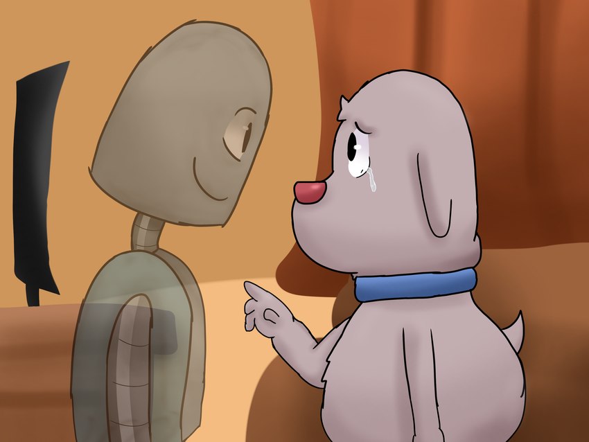 dog and robot (robot dreams) created by ugly-rat15508