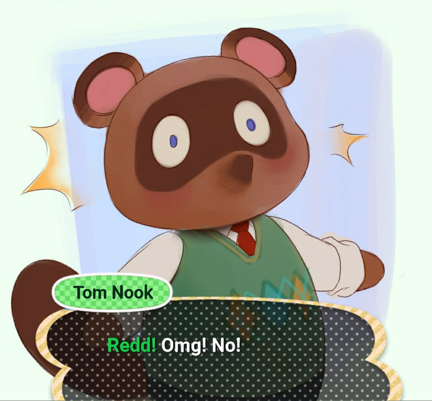 tom nook (animal crossing and etc) created by melanpsycholia