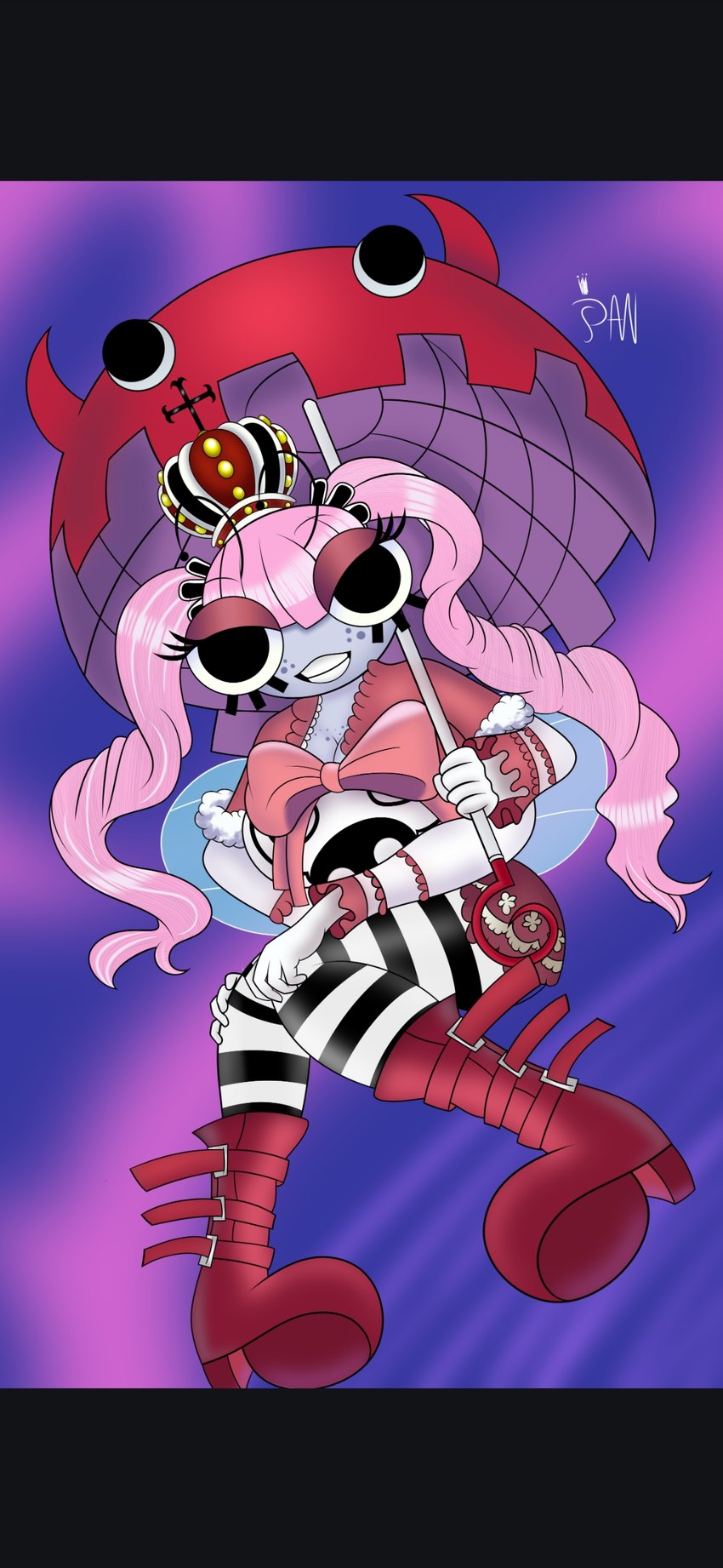 ghost princess perona and maggie pesky (the buzz on maggie and etc) created by reypan