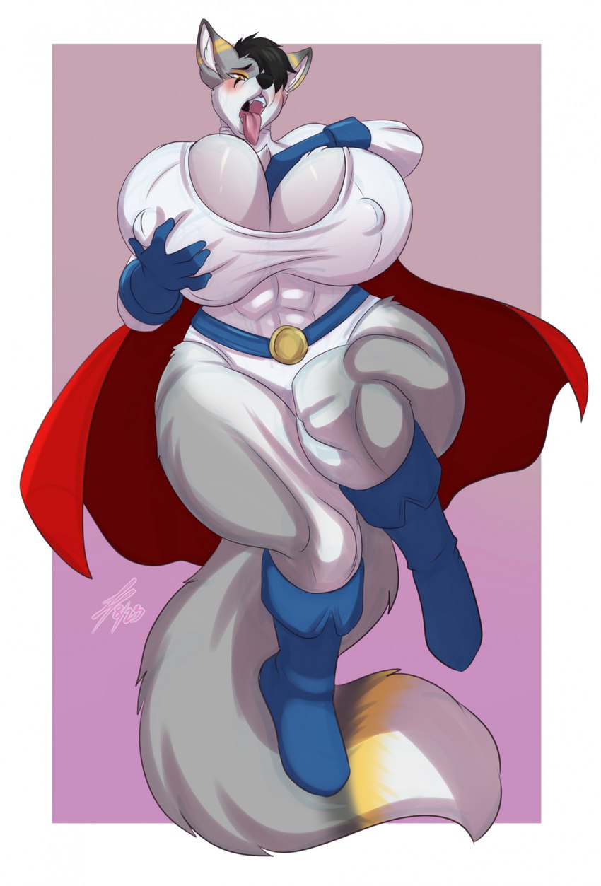 duffy hendryx and power girl created by lavenderpandy